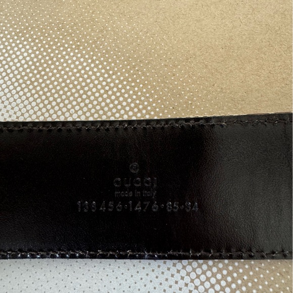 GUCCI Blondie leather belt
